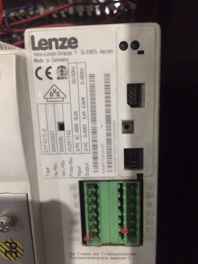 LENZE变频器EVF8215-E广州维修