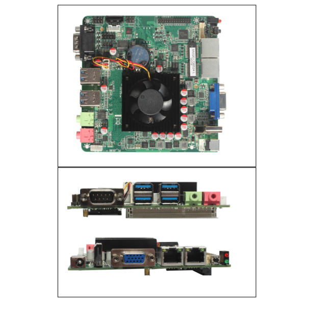 NanoJ3160四核四线程Mini-PCIe/Msata/LVDS工控主板
