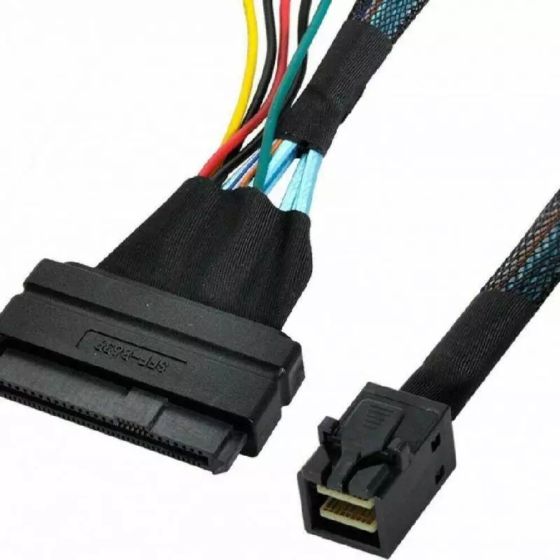 SFF-8643 to SFF-8639 0.5m  Cable MiniSAS连接线
