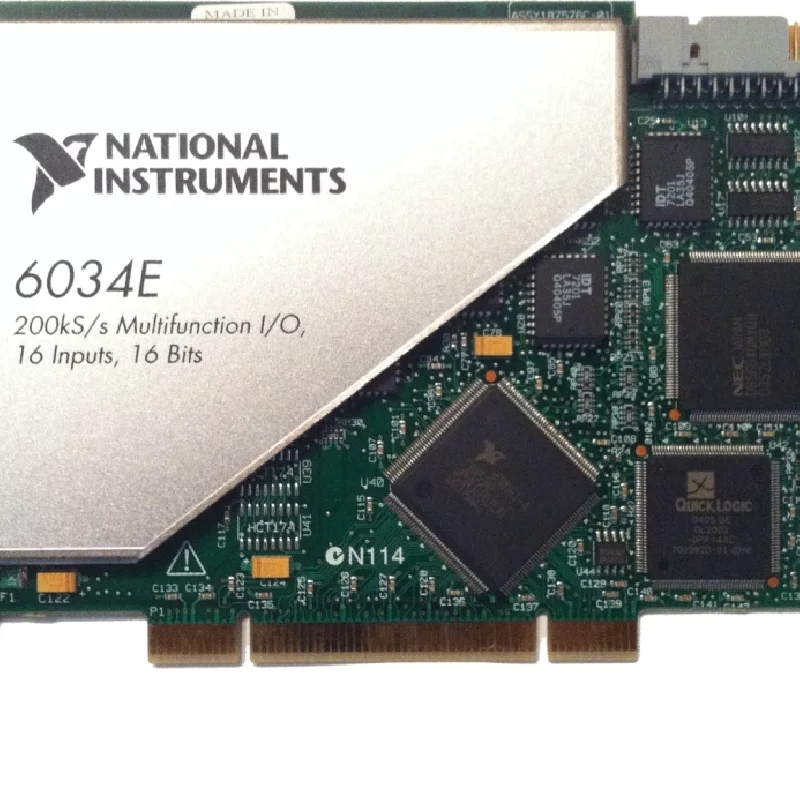 778075-01 PCI-6034E 200 kS/S 16路模拟输入多功能数据采集卡