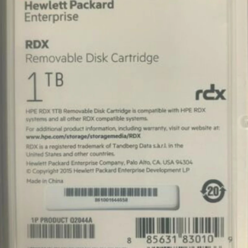 Q2044A Removable Disk Cartridg 1TB RDX 移动磁盘磁带