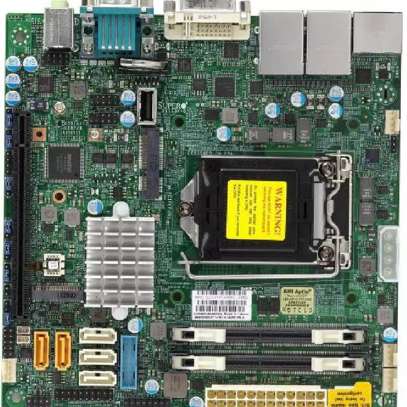 X11SSV-Q mini-ITX酷睿I7 I5 I3小板Q17远程管理NAS单路服务主板