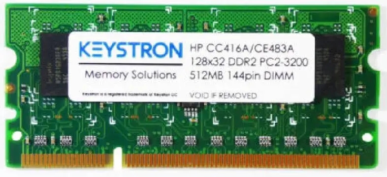 CE483A 512MB PC2-3200 DDR2 144-Pin LJ4014内存