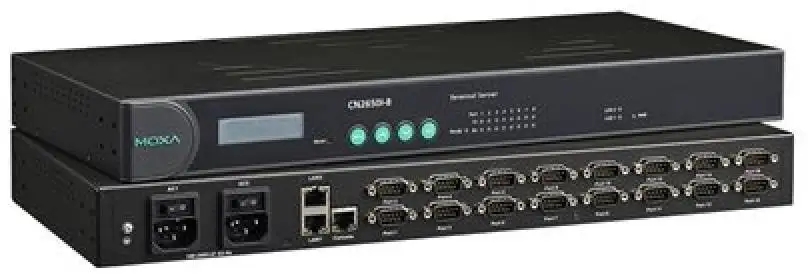 CN2650I-8-2AC DB9 8串口RS-232/422/485 通讯服务器