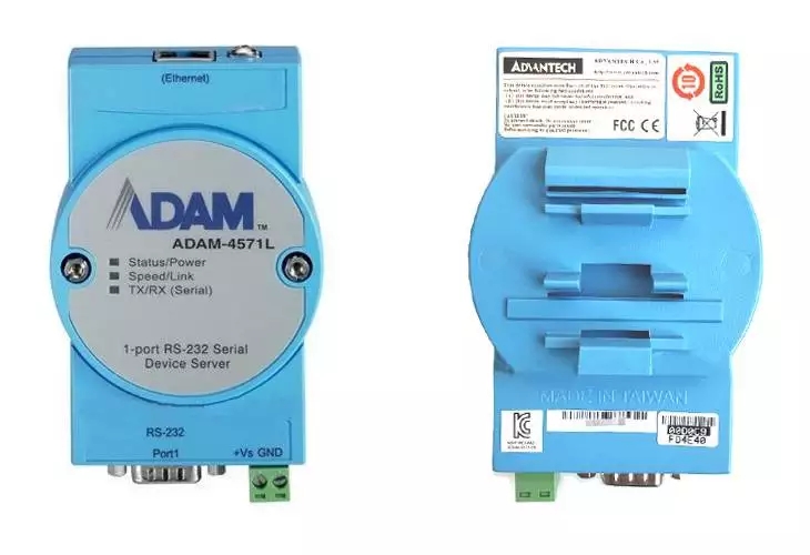 研华 ADAM-4571-BE 1口RS232/422以太网串口联网服务器