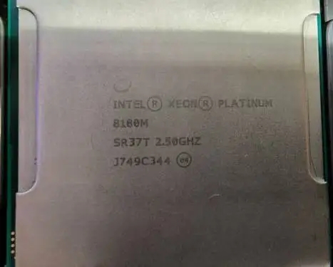 Xeon Platinum 8180M 2.5GHz 28核心 56线程 服务器CPU