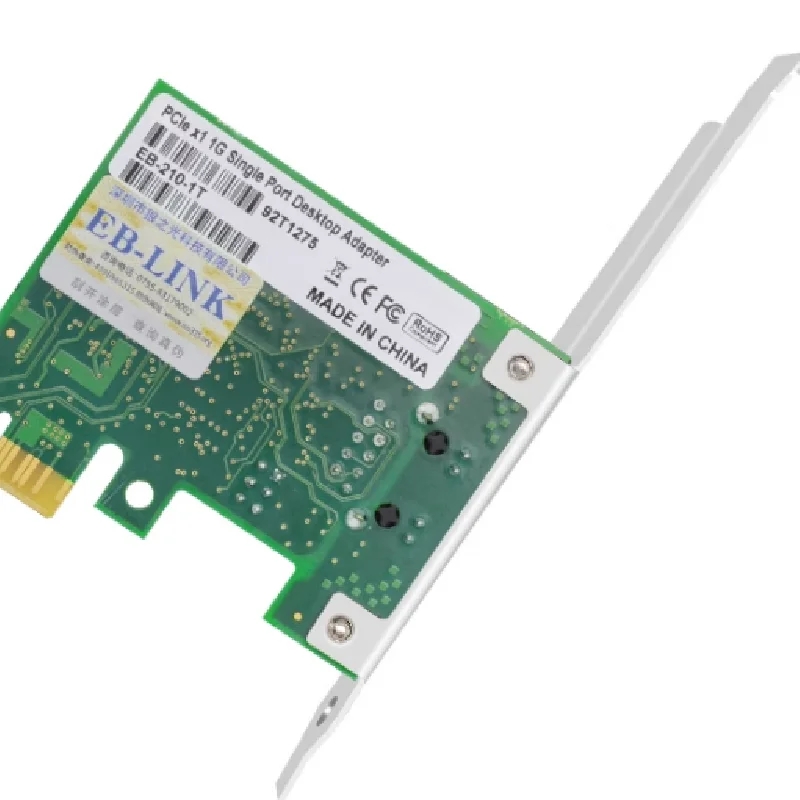 EB-LINK intel I210 千兆单电口 PCI-Ex1 PoE服务器网卡