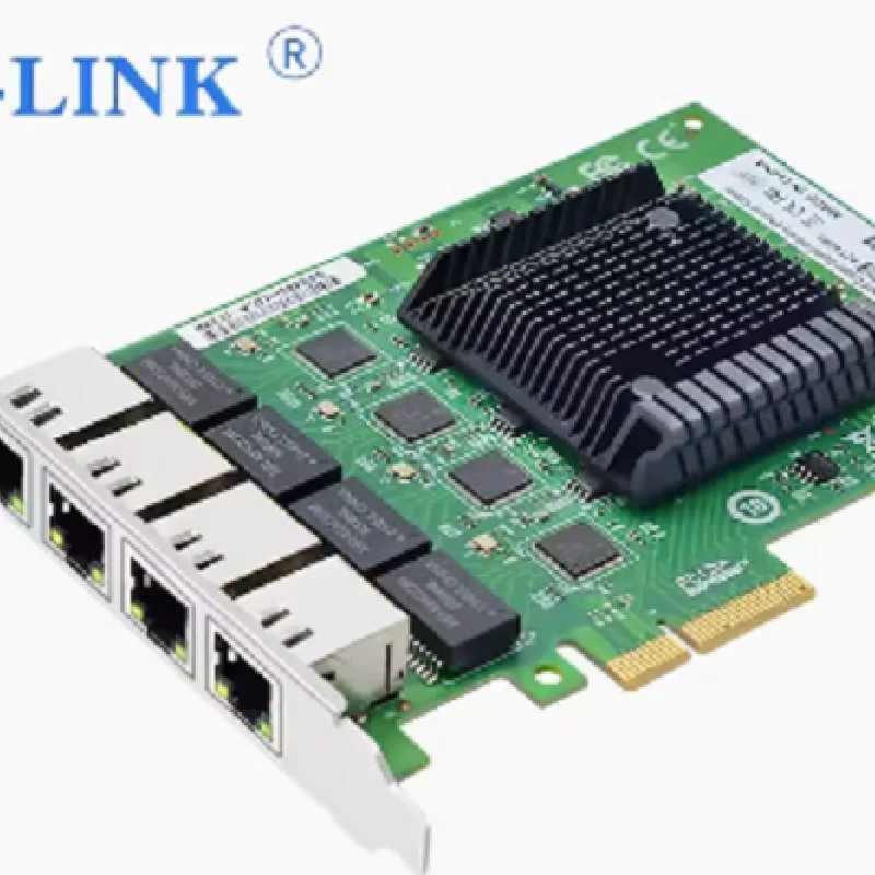 EB-LINK intel I210千兆四电口PCI-EX4 服务器网卡