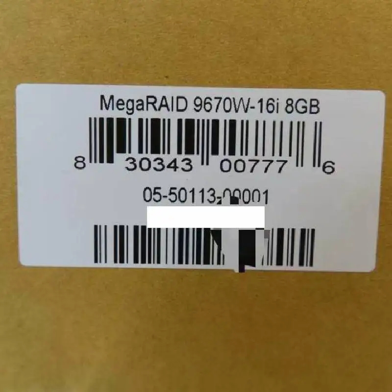 Broadcom MegaRAID 9670W-16i 8GB SAS拓展磁盘阵列卡