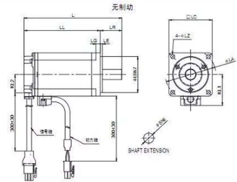 Fuji GYS500D5-RA2 Servo Motor 富士 制动伺服电机