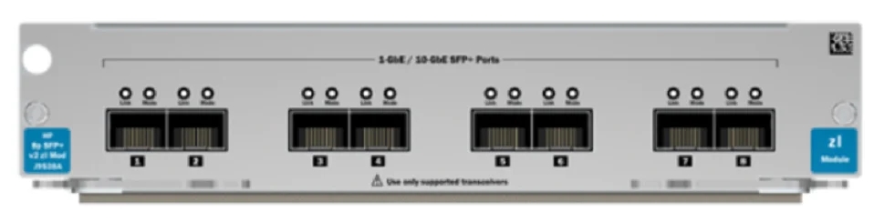 HPE J9538A 8-Port 10GbE SFP+ v2 zI Module