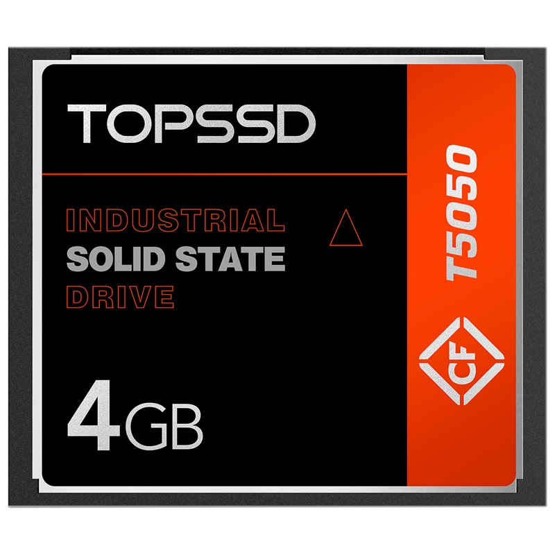 TOPSSD天硕 T5050系列 SLC工业级CF卡 4GB工业CF卡工控用卡